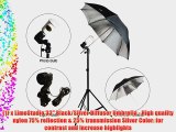 LimoStudio Photo Video Studio Flash light Umbrella Kit 1 x Reflector Umbrella 1 x Diffuser