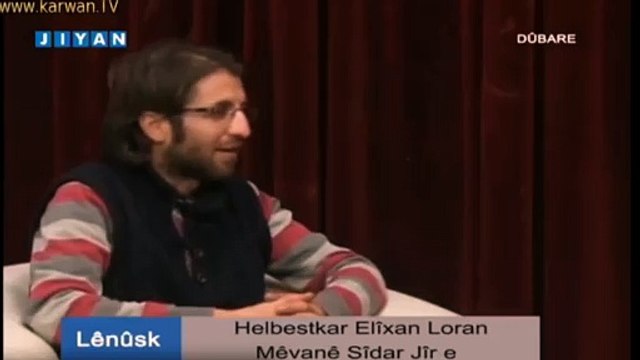 Helbestkar Elîxan Loran Mêvanê Sîdar Jîr e, di bernameya Lênûsk a Jiyan tvyê de. 26ê 1a 2015an