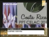 Raúl Castro llegó a Costa Rica en avión venezolano
