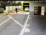 High Speed Accident At Car Wash