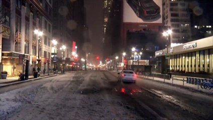 New York vidée de ses habitants à l'approche du blizzard