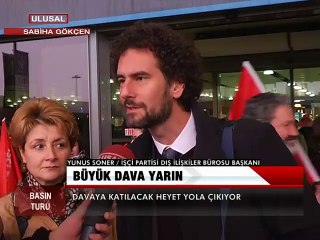 Davaya katılacak heyet yola çıktı