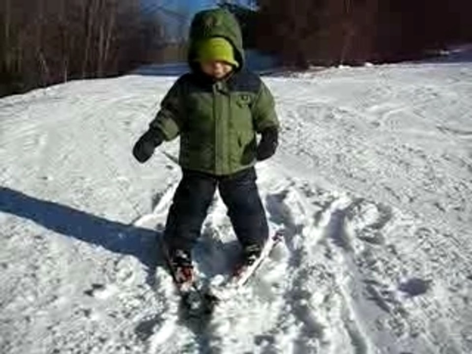 Premiers pas de ski