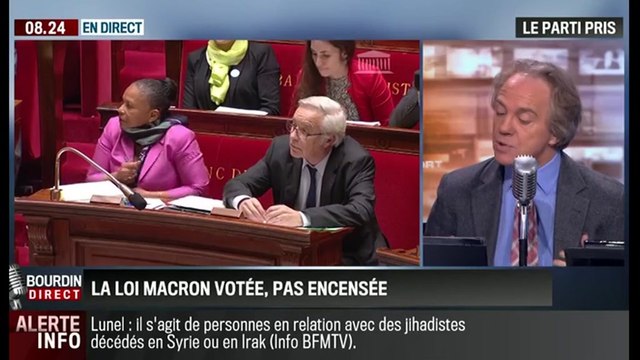 Le parti pris d'Hervé Gattegno : La loi Macron mérite d'être votée, mais pas d'être encensée - 27/01