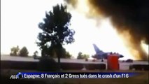 Espagne: 8 Français, 2 Grecs tués dans le crash d'un F-16 Grec