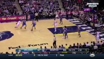 NBA: Marc Gasol tente de marquer un panier de la tête