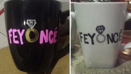 Beyonce Goes After Feyonce Mugs on Etsy