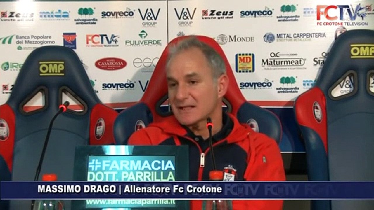 Crotone-Latina, la conferenza stampa del post-gara