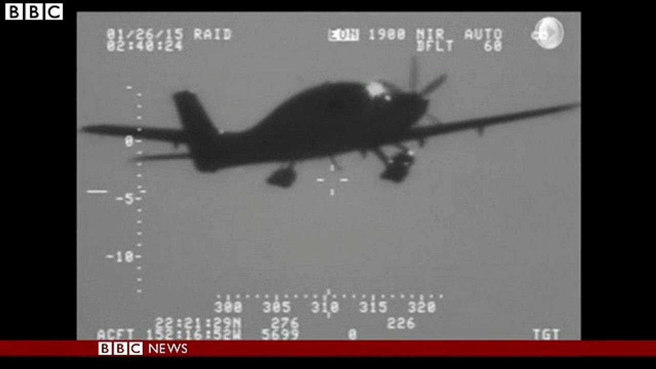 Splashdown as plane runs out of fuel BBC News