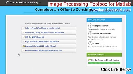 Image Processing Toolbox for Matlab (64-bit) Full (Free of Risk Download)