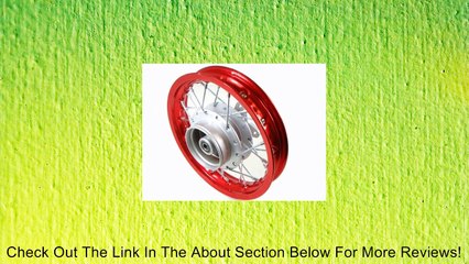 3.5L 10" FRONT RIM WHEEL DRUM BRAKE CRF50 STOCK 12MM - RM01R Review