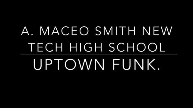 A. Maceo Smith New Tech High School - Uptown Funk Dance