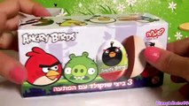 Angry Birds Toys Huevos-Sorpresa Bad Piggies Chocolate Surprise Eggs Unboxing by DCToysCollector