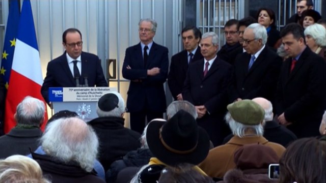 Six millions d'hommes et femmes ont été exterminés parce qu'ils étaient juifs pour François Hollande