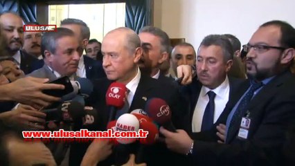 Bahçeli, muhabiri azarladı