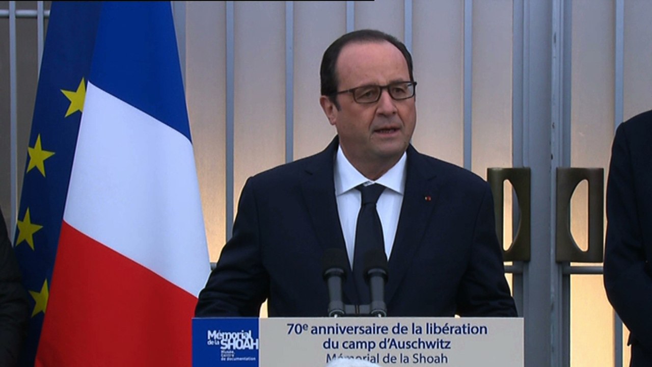 Discours au Memorial de la Shoah