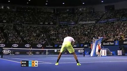 Murray - Kyrgios maçında süpriz misafir