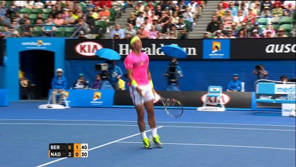 Australian Open: Berdych bt Nadal (6-2 6-0 7-6)
