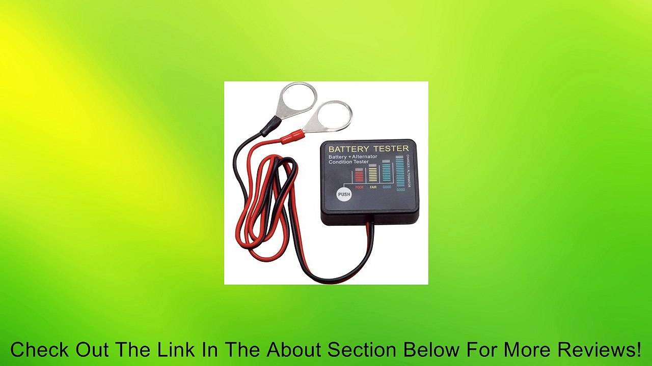 Ironton Battery/Alternator Tester - 12 Volt [Misc.] Review