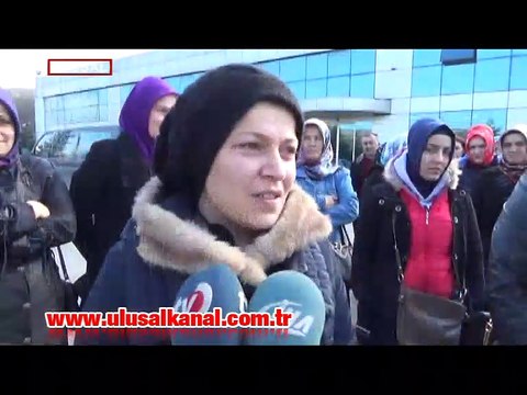 Maaşları ödenmeyen işçiler nöbet tutmaya başladı