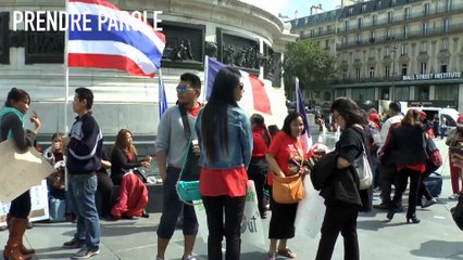 Les usages du porte-voix / Projet de diplôme, Faire Place, Prendre parole place de la République.