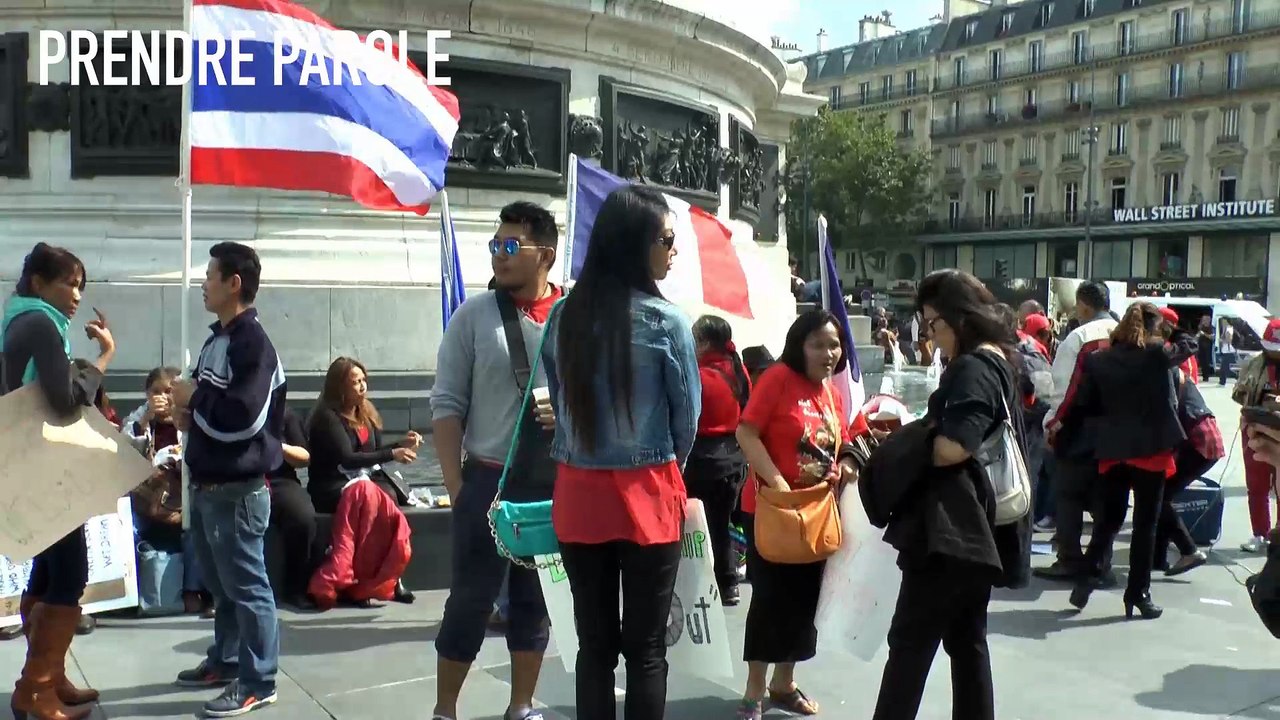 Les usages du porte-voix / Projet de diplôme, Faire Place, Prendre parole place de la République.