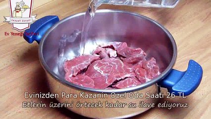 Düdüklüde Dana Eti Haşlama Tarifi Terbiyeli İncik Haşlama Yemeği