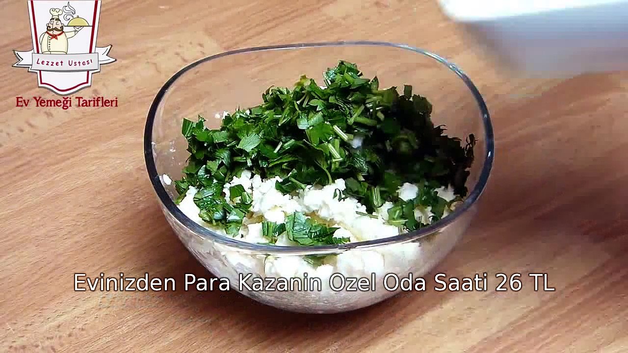 Yufkalı Kolay Yalancı Su Böreği Tarifi Peynirli Maydanozlu Börek