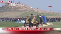 Kobani sınırında biber gazlı müdahale!