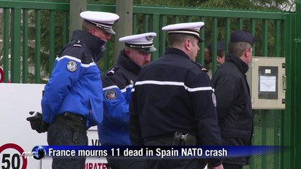 France reacts to 11 deaths in Spain crash