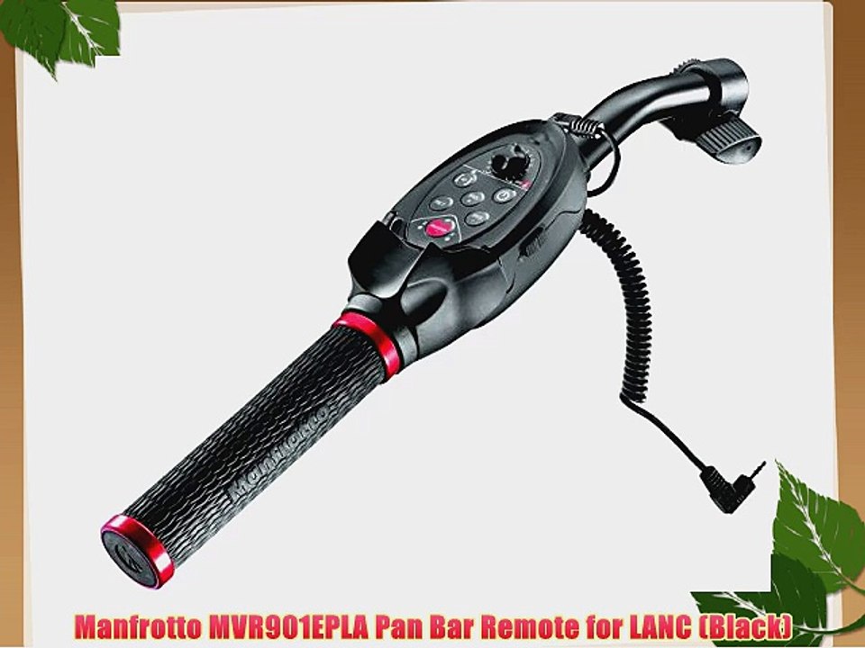 Manfrotto MVR901EPLA Pan Bar Remote for LANC (Black)