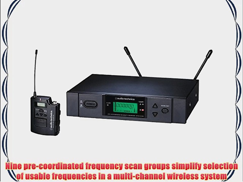 Audio-Technica ATW-3110BC 3000 Series Wireless Body Pack System