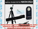 ML-L3 Wireless IR Remote Control Shutter Release Kit For Nikon D750 D5300 D3300 D5200 D3200