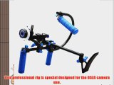 Camera Rig Set Camrig Shoulder Support Kit Mount With Two Handles and Follow Focus / 1/4''