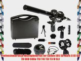 Professional DSLR Microphone Kit for Canon EOS 5D Mark II III 6D 7D 60D 60Da T5i T4i T3i T3