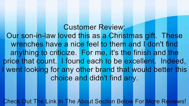 BOSTITCH BTMT72271 Anti Slip SAE Flex Head Ratcheting Wrench Set, 8-Piece Review