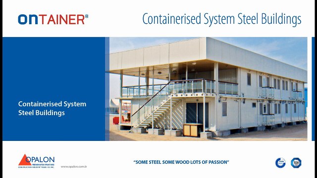 OPALON Plataforma de perforación prefabricado Campamento móvil soldada Container Edificio ONTAINER