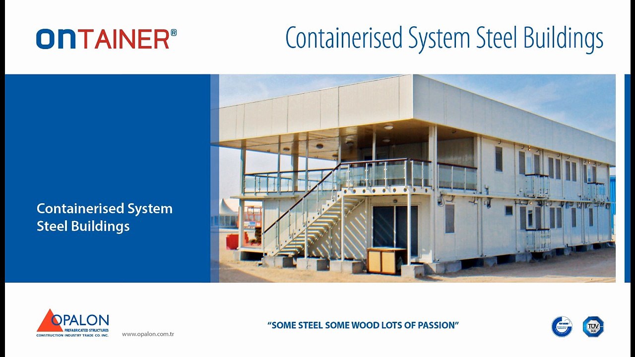 OPALON Plataforma de perforación prefabricado Campamento móvil soldada Container Edificio ONTAINER