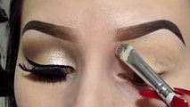 Champagne Shimmer Neutral Colors Eyeshadow Tutorial/ Makeup Foundation Tutorial