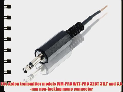 Countryman MEMWS05BZP EMW Omnidirectional Wireless Classic Lavalier Microphone for Azden Transmitters