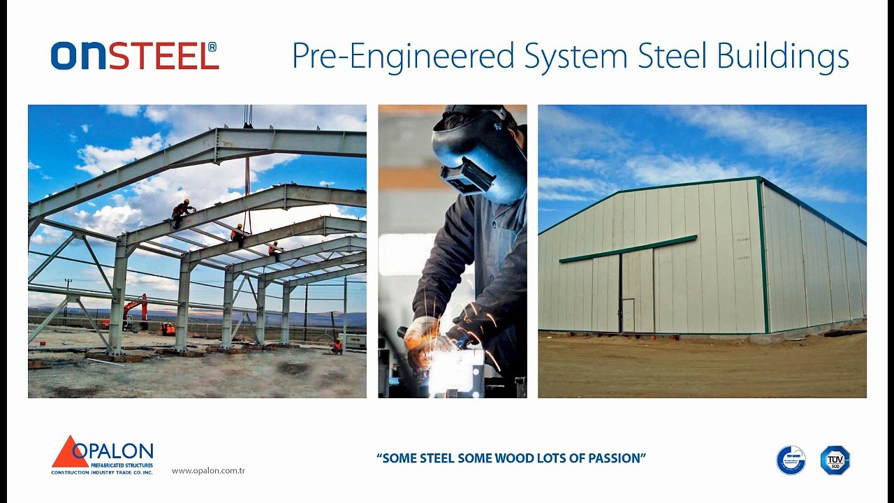 OPALON Estructura prefabricada de contenedores de acero Almacén Hangar Taller ONSTEEL