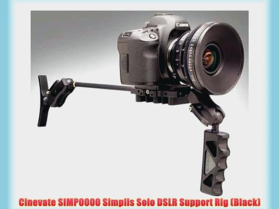 Cinevate SIMP0000 Simplis Solo DSLR Support Rig (Black)