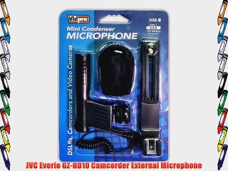 JVC Everio GZ-HD10 Camcorder External Microphone