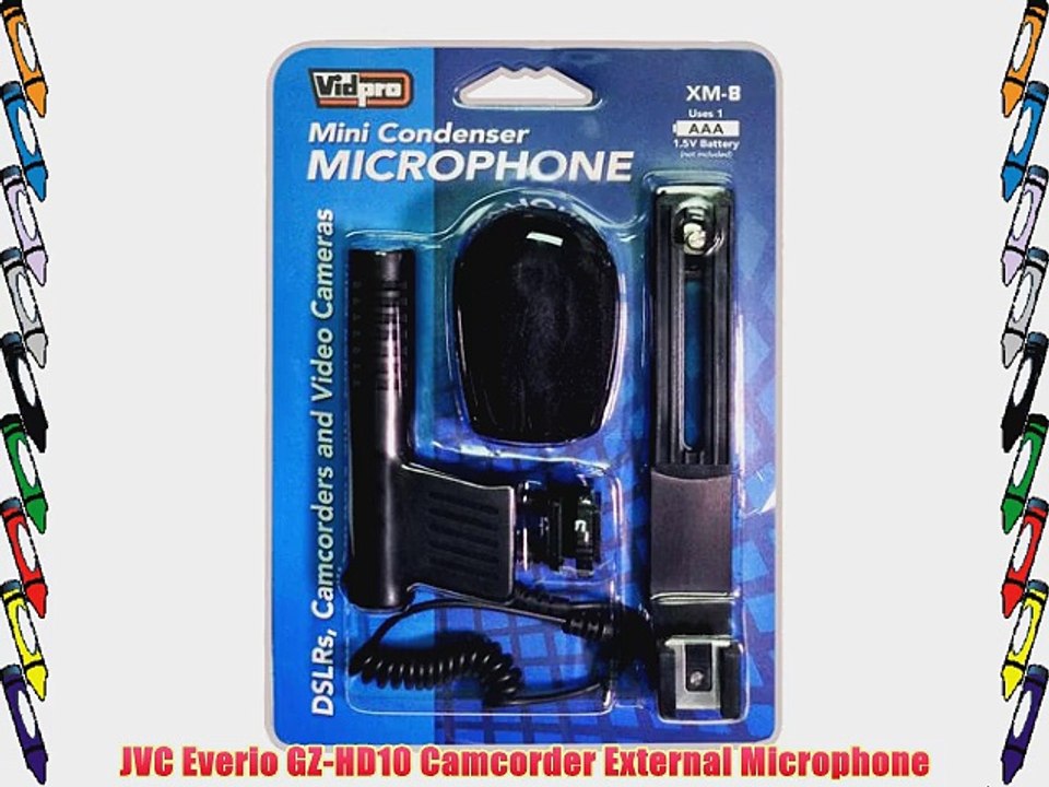 JVC Everio GZ-HD10 Camcorder External Microphone