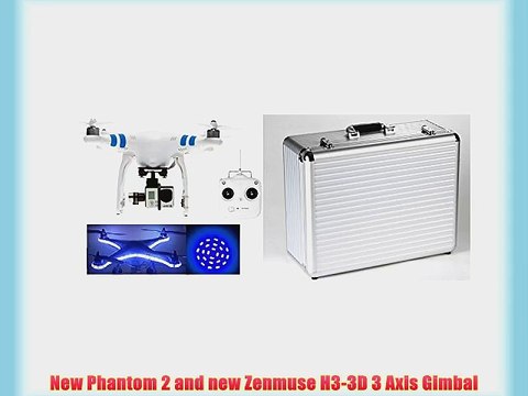 DJI Phantom 2 V2.0 (Updated Remote) Ready to Fly Quadcopter - With Zenmuse H3-3D 3-Axis Gimbal