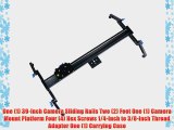 CowboyStudio Camera Camcorder Video Movie DSLR Slider Glider Track Dolly Stabilizer Tripod