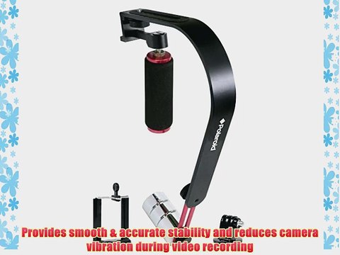 Polaroid Steady Video Action Stabilizer System For GoPro Smartphones Small SLRs Cameras