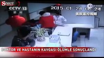 Doktor ve hastanın kavgası ölümle sonuçlandı