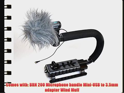 BRONSTEIN BRN-200 External Microphone KIT for GoPro Cameras Hero 2 3 - action camera microphone