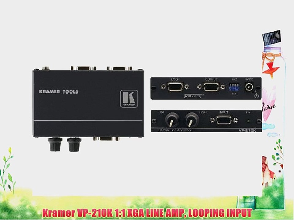 Kramer VP-210K 1:1 XGA LINE AMP LOOPING INPUT